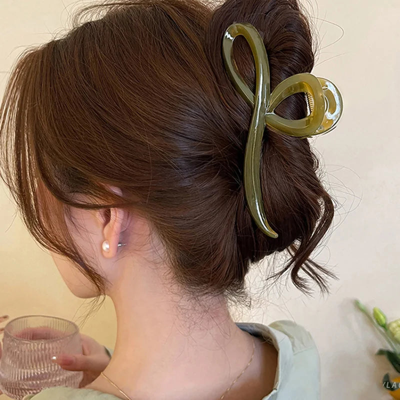 Elegante geléia cor arco garra de cabelo para mulheres meninas doce ornamento de cabelo volta bandana grampos de cabelo moda acessórios para o cabelo