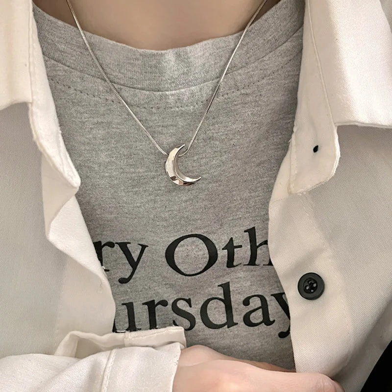 Colar gargantilha estrela oca simples para homens e mulheres, acessórios para jóias para pescoço, corrente para festas na moda