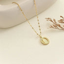 Moda europeia e americana e linda feminina All Sky Star micro incrustado colorido zircão virgem maria colar oco