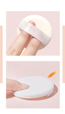 Pó de configuração de controle de óleo, configuração de maquiagem, pó de configuração de tom de pele iluminador com espelho, pó de maquiagem portátil compacto