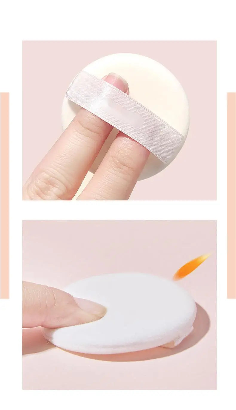 Pó de configuração de controle de óleo, configuração de maquiagem, pó de configuração de tom de pele iluminador com espelho, pó de maquiagem portátil compacto