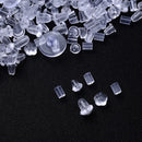 100-500 pçs transparente macio borracha de silicone brinco volta orelha rolha fecho para fazer brinco diy jóias descobertas atacado