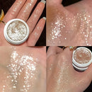 Shimmer glitter purê de batata iluminador brilho iluminador maquiagem gel rosto e corpo iluminar glitter contorno natural maquiagem