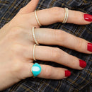 Pequeno delicado micro pave zircon anéis para as mulheres na moda chique cristal namoro diário anel de dedo feminino moda jóias presentes r133