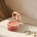 3 em 1 fosco iluminador blush paleta perolado blush brilhante sombra multifuncional rosto maquiagem paleta cosméticos femininos quente