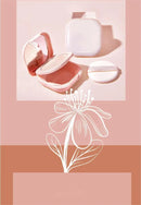 Pó de configuração de controle de óleo, configuração de maquiagem, pó de configuração de tom de pele iluminador com espelho, pó de maquiagem portátil compacto