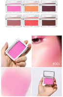 Blush fosco natural bochecha matiz iluminar rosto à prova dwaterproof água contorno cosméticos blush em pó macio maquiagem feminina para bochechas