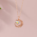 Y2k cristal borboleta coração colar moda kpop brilhante clavícula corrente colares para mulheres meninas nova tendência presentes de festa jóias