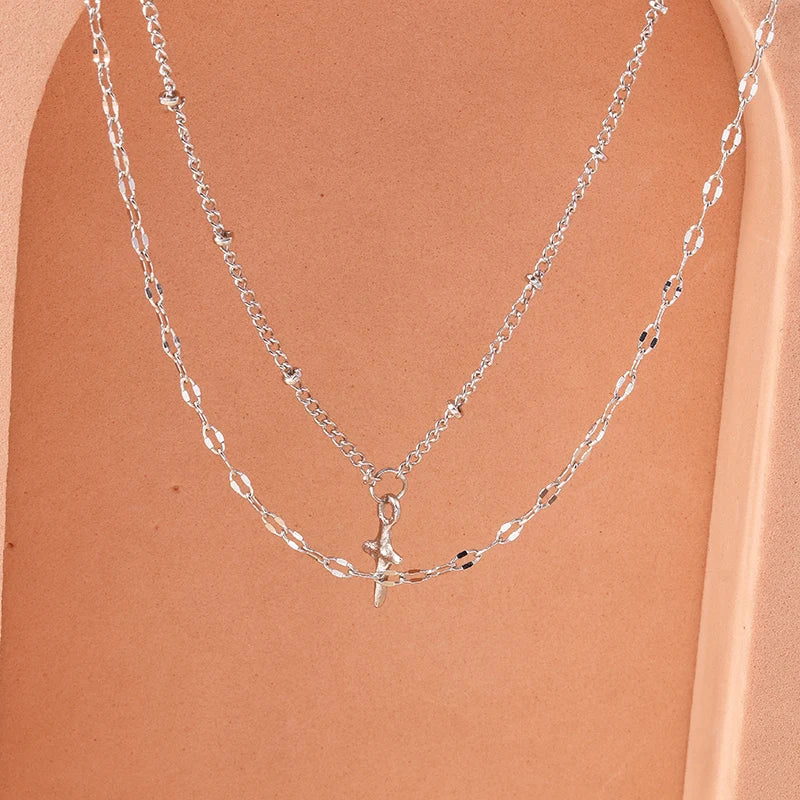 Y2k cristal borboleta coração colar moda kpop brilhante clavícula corrente colares para mulheres meninas nova tendência presentes de festa jóias