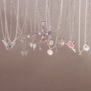 Y2k cristal borboleta coração colar moda kpop brilhante clavícula corrente colares para mulheres meninas nova tendência presentes de festa jóias