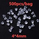 100-500 pçs transparente macio borracha de silicone brinco volta orelha rolha fecho para fazer brinco diy jóias descobertas atacado