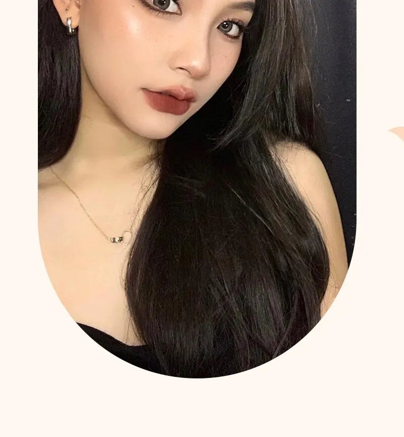 HERORANGEHR564-Enveloping Ice Night Mirror Lip Glaze, Hidratante, Film Forming, Rapidamente