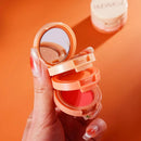 3 em 1 fosco iluminador blush paleta perolado blush brilhante sombra multifuncional rosto maquiagem paleta cosméticos femininos quente